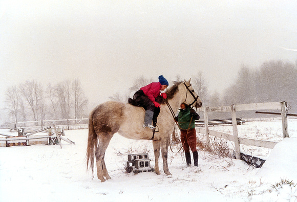 1987 horseback at karens